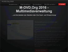 Tablet Screenshot of m-dvd.org
